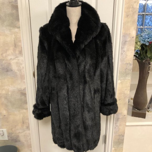 dennis basso Jackets & Blazers - Basso Faux Fur LN